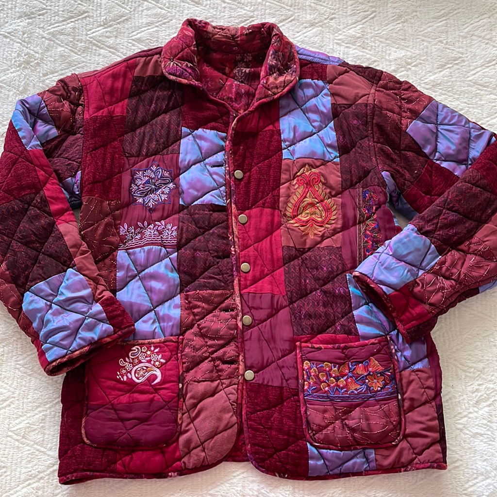 Vintage Patchwork Reversible Jacket